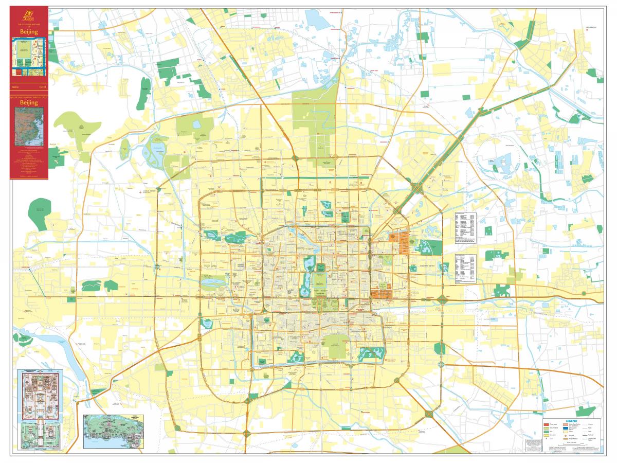 Beijing (Peking) city map